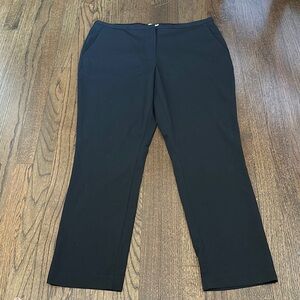 H & M Women’s Black Dress Skinny Slim Work Capri Pants 16